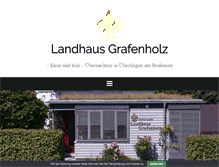 Tablet Screenshot of landhaus-grafenholz.de